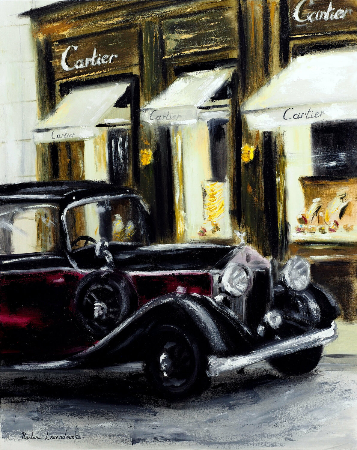 Rolls Royce Phantom at Cartier, Monaco Ruslana Levandovska