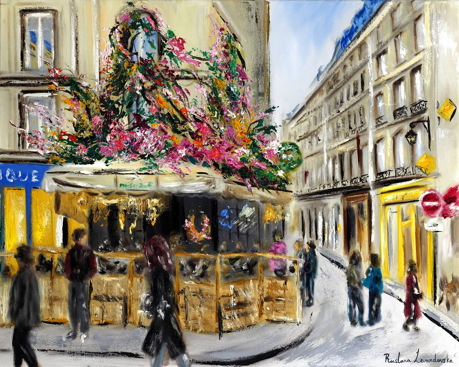 Maison Sauvage, Paris - Autumn Ruslana Levandovska Originalgemälde zu verkaufen