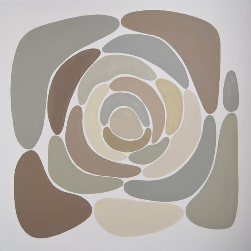 Neutral flower #2 by Astrid Stoeppel, Painting for Sale on Singulart