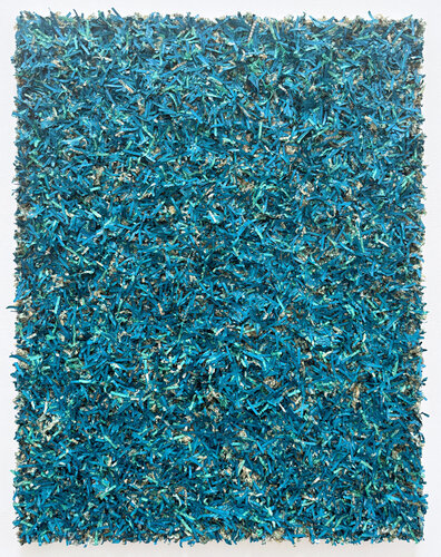 Literary Paperwork "Ocean Blue" de Astrid Stoeppel, Pintura a la venta en Singulart