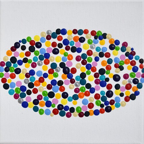 Colorful minis #20 van Astrid Stoeppel, Schilderij te koop op Singulart