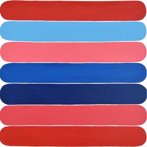 American formation! van Astrid Stoeppel, Schilderij te koop op Singulart