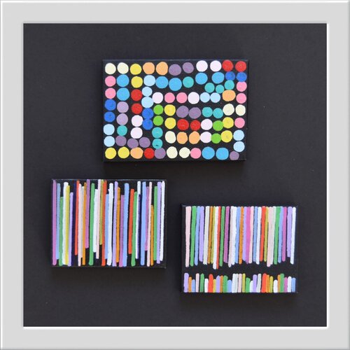 Colorful micros #1 de Astrid Stoeppel, Pintura a la venta en Singulart