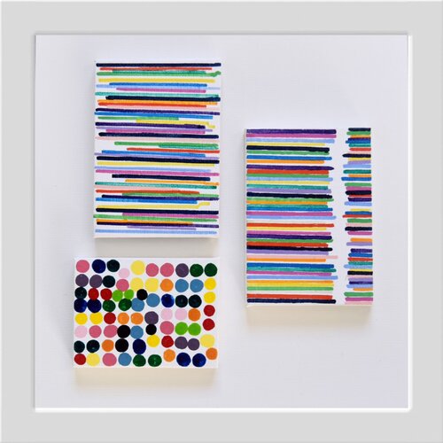 Colorful micros #2 von Astrid Stoeppel, Malerei kaufen auf Singulart