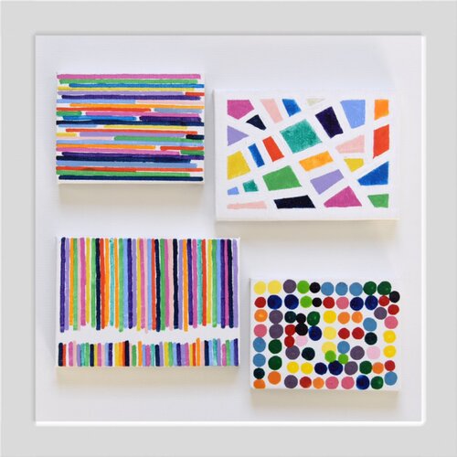 Colorful micros #3 von Astrid Stoeppel, Malerei kaufen auf Singulart