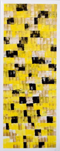 Yellow abstract! van Astrid Stoeppel, Schilderij te koop op Singulart