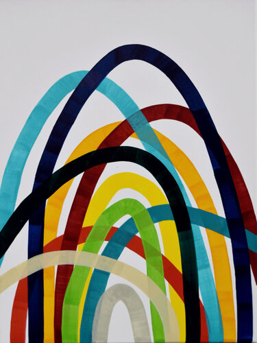 Loops #3 van Astrid Stoeppel, Schilderij te koop op Singulart