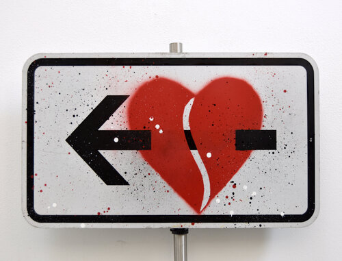 STREET Heart #2 de Astrid Stoeppel, Pintura a la venta en Singulart