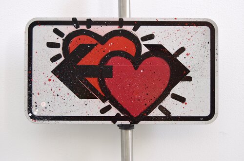 STREET Heart #3 by Astrid Stoeppel, Painting for Sale on Singulart