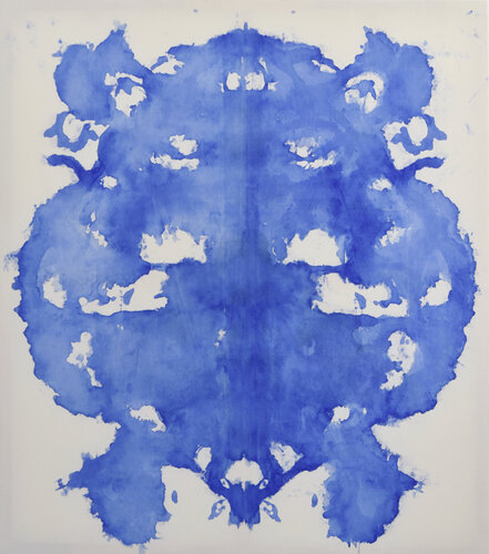 Blue Mirroring #5 (ultramarine blue) di Astrid Stoeppel, Pittura in vendita su Singulart
