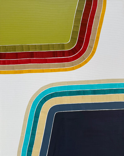 Fields and Curves! van Astrid Stoeppel, Schilderij te koop op Singulart