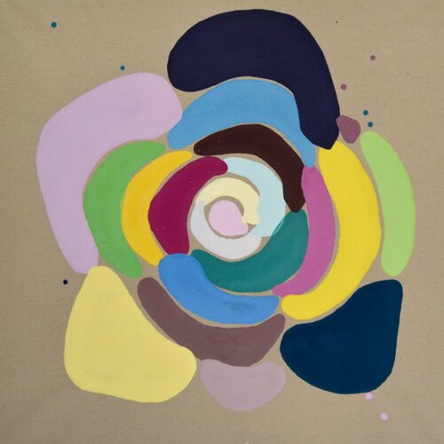 Poured flower! di Astrid Stoeppel, Pittura in vendita su Singulart