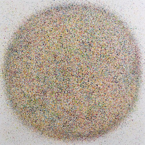 Sprinkled dot #10 di Astrid Stoeppel, Pittura in vendita su Singulart