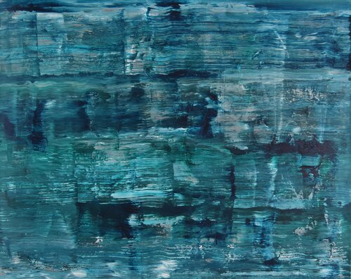 Dark sea! van Astrid Stoeppel, Schilderij te koop op Singulart