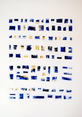 Hidden blue! von Astrid Stoeppel, Malerei kaufen auf Singulart