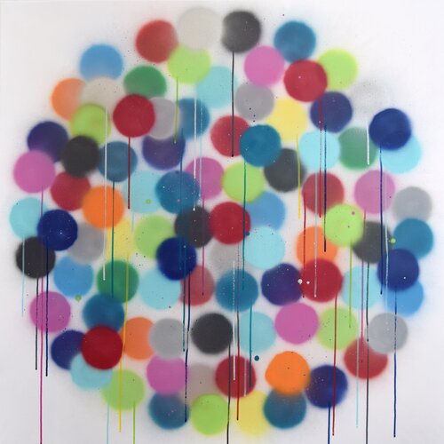 Spraydots #3 van Astrid Stoeppel, Schilderij te koop op Singulart