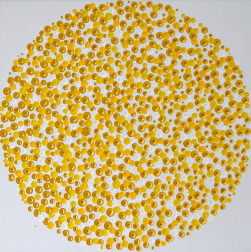 Golden dot! di Astrid Stoeppel, Pittura in vendita su Singulart