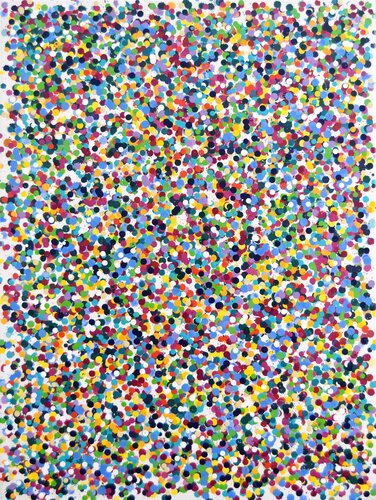 Confetti dots! van Astrid Stoeppel, Schilderij te koop op Singulart