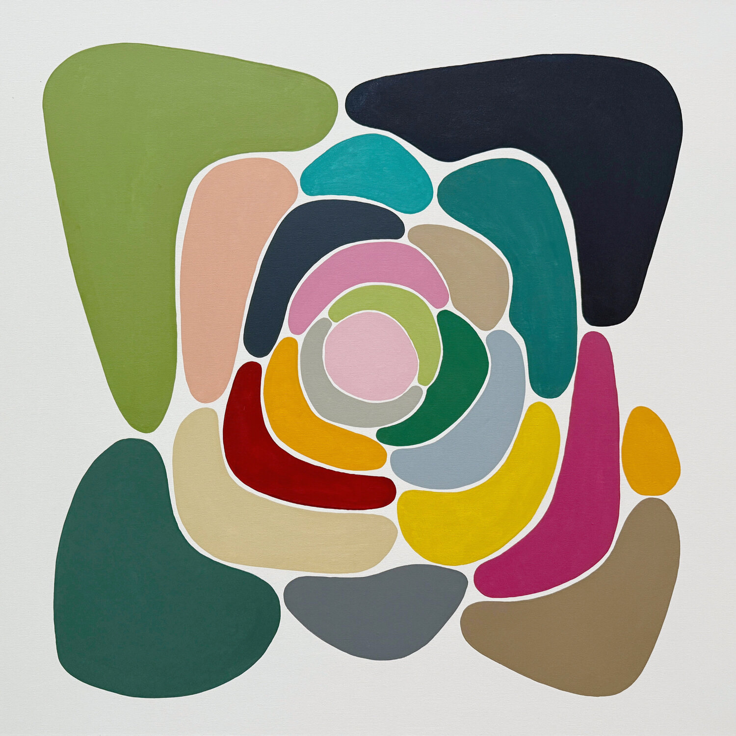 Flower formation #6 Astrid Stoeppel Dipinto originale in vendita
