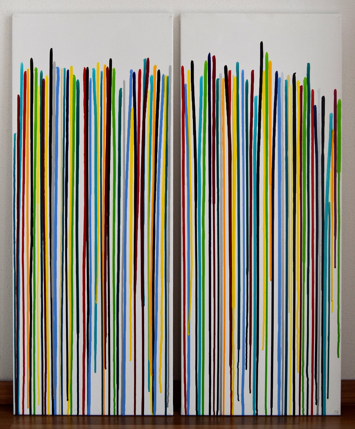Colo rato! (diptych, 2 pieces, each 100x40cm) Astrid Stoeppel