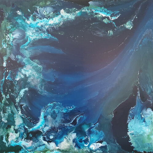 There is No Such Thing As Global Warming ii van Anne Cherubim, Schilderij te koop op Singulart