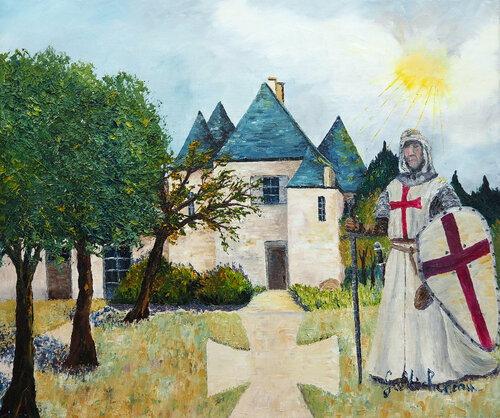 Sur les pas des templiers Gyslaine Pachet Micheneau