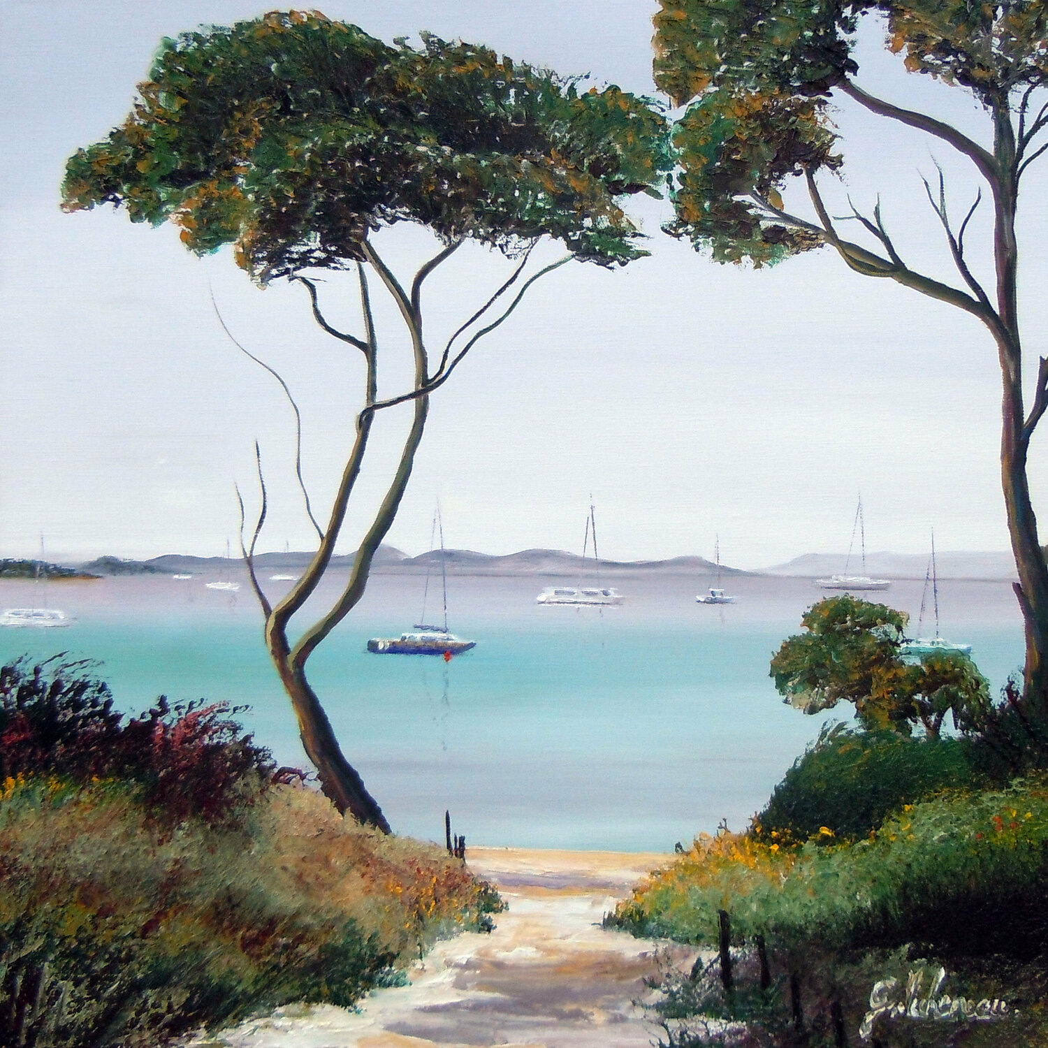 Porquerolles Gyslaine Pachet Micheneau