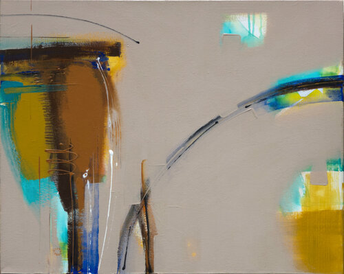 Word Wave V van X Harkrader, Schilderij te koop op Singulart