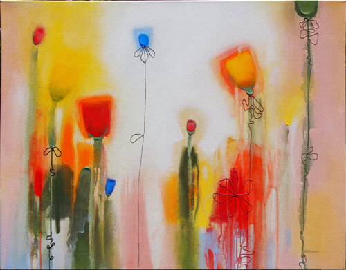 Fleur de Paris II van X Harkrader, Schilderij te koop op Singulart