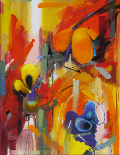 Floreale Sinfonico van X Harkrader, Schilderij te koop op Singulart