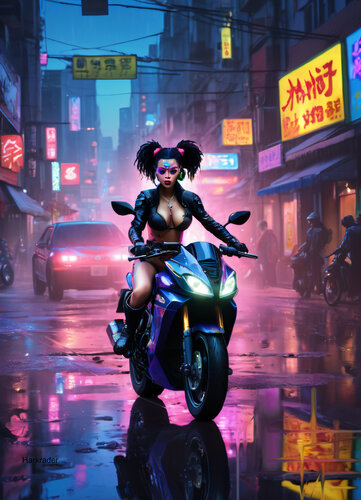 Betty Boo in Chinatown van X Harkrader, Digitaal te koop op Singulart