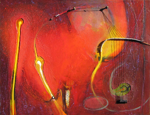 Dance of Origin van X Harkrader, Schilderij te koop op Singulart