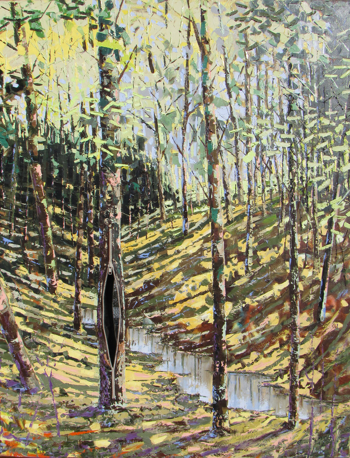 Zippered Landscape I X Harkrader