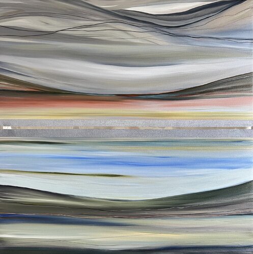 Woven Stillness par Michele Krauss, Peinture en vente sur Singulart
