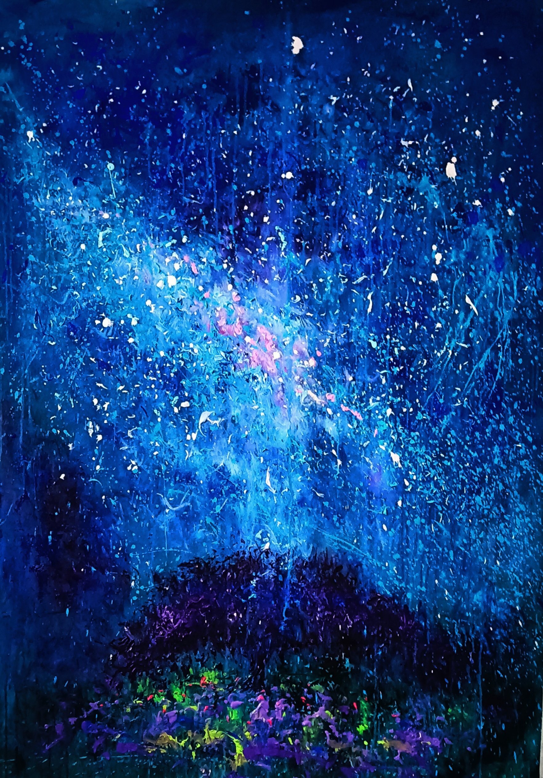 Thema milky way Gemälde