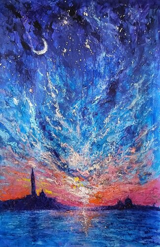 PEARLY VENICE di Andrés Rueda, Pittura in vendita su Singulart