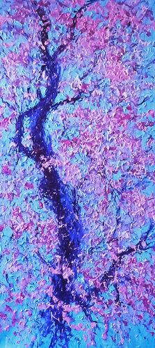 DECORATED CHERRY BRANCH von Andrés Rueda, Malerei kaufen auf Singulart