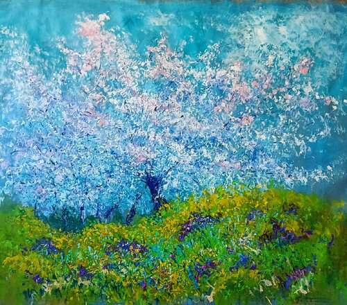 AUN INVIERNO van Andrés Rueda, Schilderij te koop op Singulart