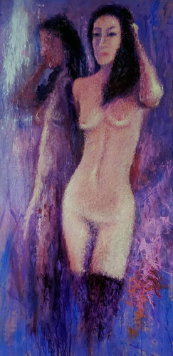 EL ESPEJO di Andrés Rueda, Pittura in vendita su Singulart