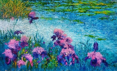 DE - LLIRIOS van Andrés Rueda, Schilderij te koop op Singulart