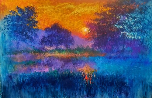 BOKEH EFFECT by Andrés Rueda, 油畫 for Sale on Singulart