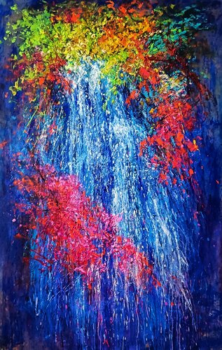 OCTOBER WATERS di Andrés Rueda, Pittura in vendita su Singulart