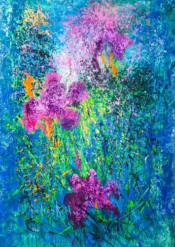 DELIRIO 3 van Andrés Rueda, Schilderij te koop op Singulart
