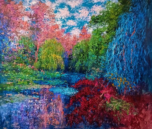 GIVERNY AND THE SPIRIT OF MONET- PARIS van Andrés Rueda, Schilderij te koop op Singulart