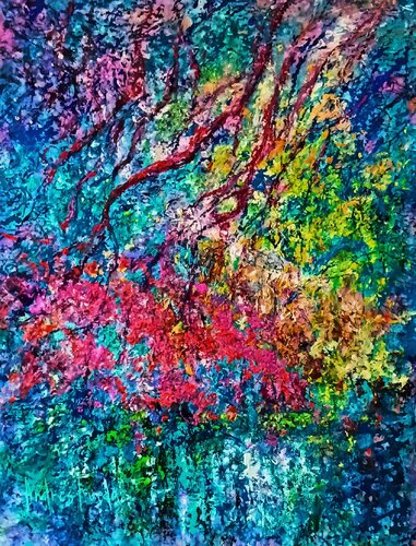 UNDER THE BRANCHES di Andrés Rueda, Pittura in vendita su Singulart