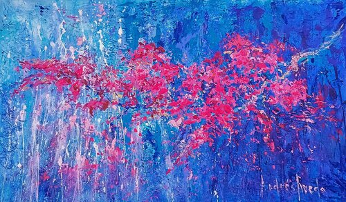 WATER BRANCH di Andrés Rueda, Pittura in vendita su Singulart
