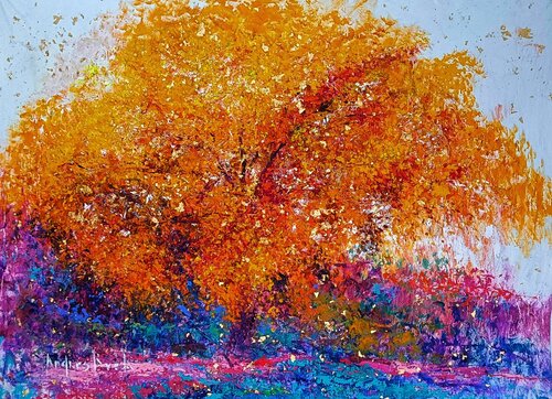 TREE OF LIGHT par Andrés Rueda, Peinture en vente sur Singulart