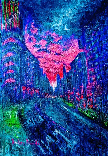 WITH WINGS OF ICARO di Andrés Rueda, Pittura in vendita su Singulart