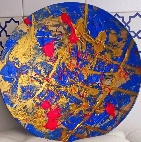 DECORATED PLATE van Andrés Rueda, Schilderij te koop op Singulart