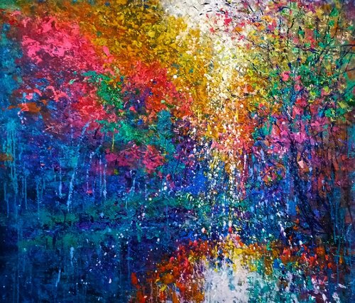 AUTUMN RHAPSODY von Andrés Rueda, Malerei kaufen auf Singulart